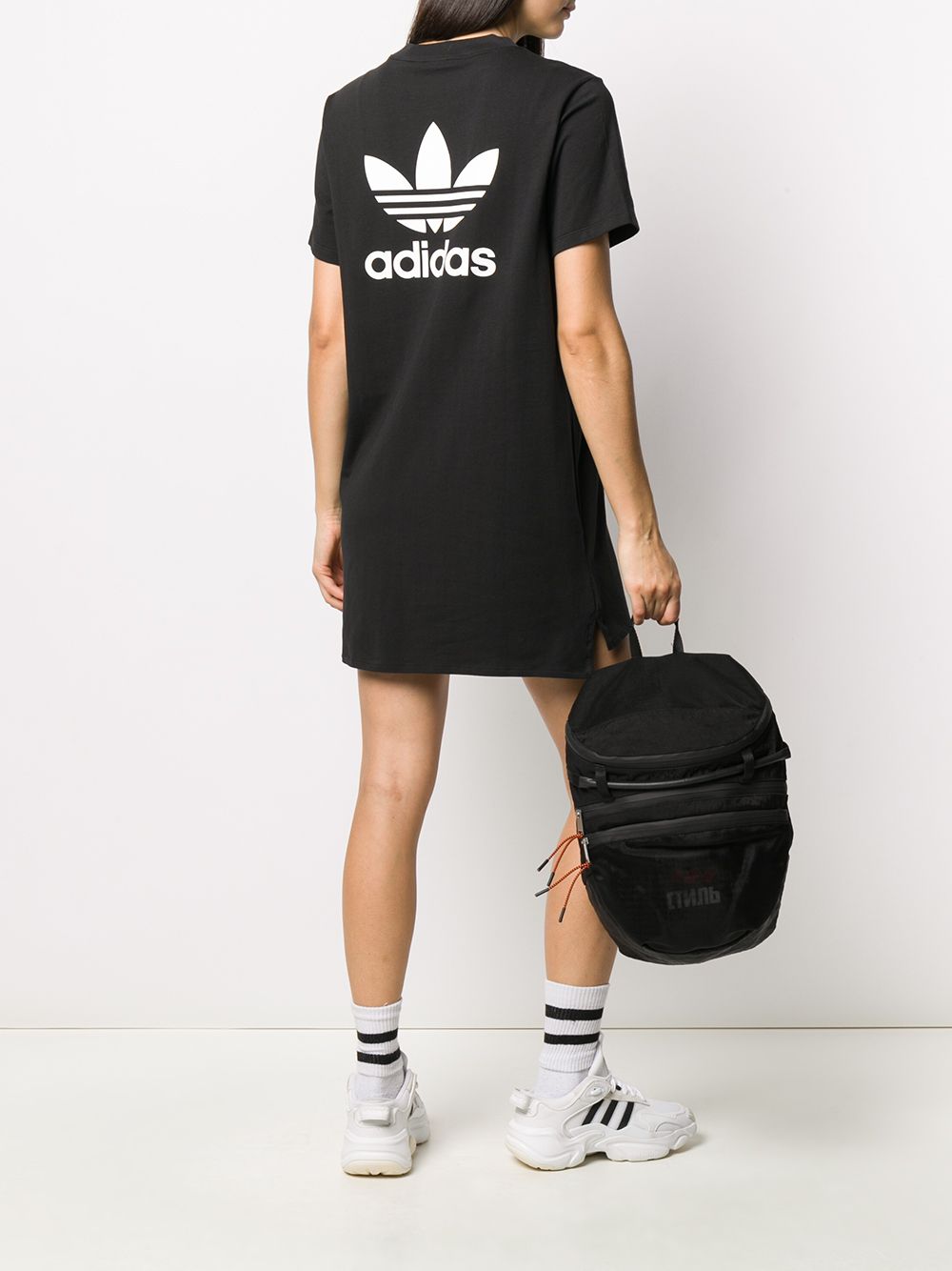 фото Adidas платье-футболка trefoil