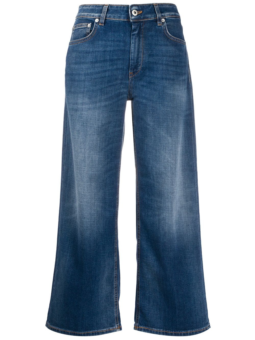 фото Dondup укороченные джинсы avenue с завышенной талией