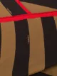 Fendi striped logo print scarf