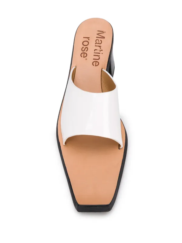 block heel square toe sandals