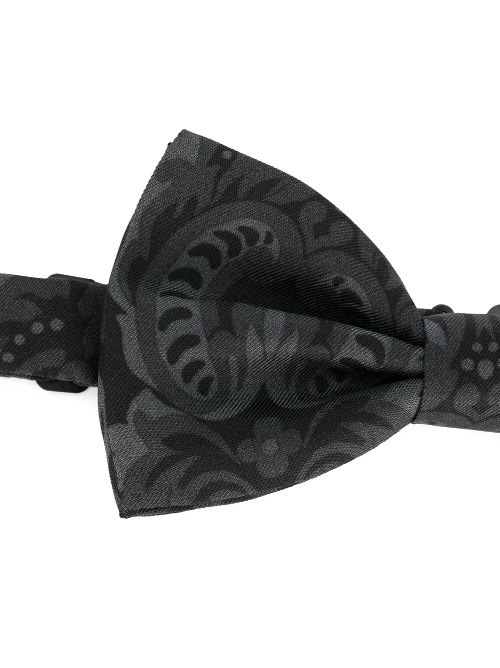 Dolce & Gabbana Vlinderdas met barokprint Zwart