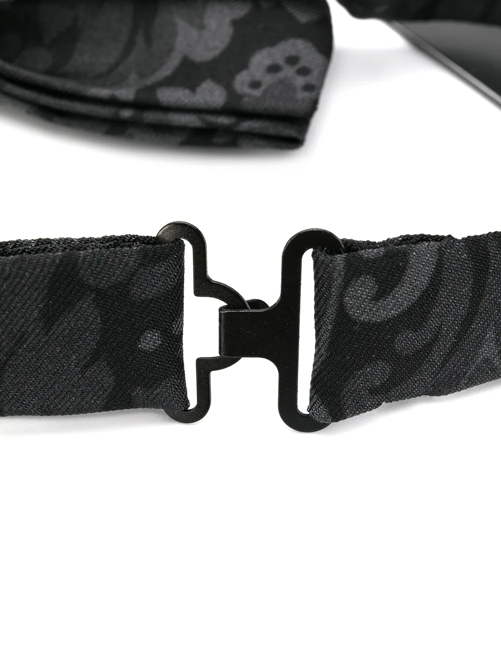 Dolce & Gabbana Vlinderdas met barokprint Zwart