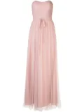 Marchesa Notte Bridesmaids strapless tulle long bridesmaid gown - Pink