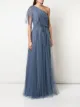 Marchesa Notte Bridesmaids One-Shoulder-Kleid
