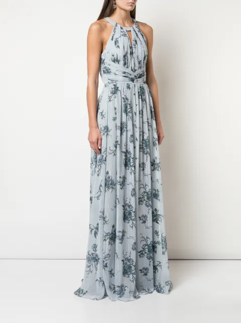Marchesa Notte Bridesmaids chiffon open back bridesmaid gown BM0904 - 2