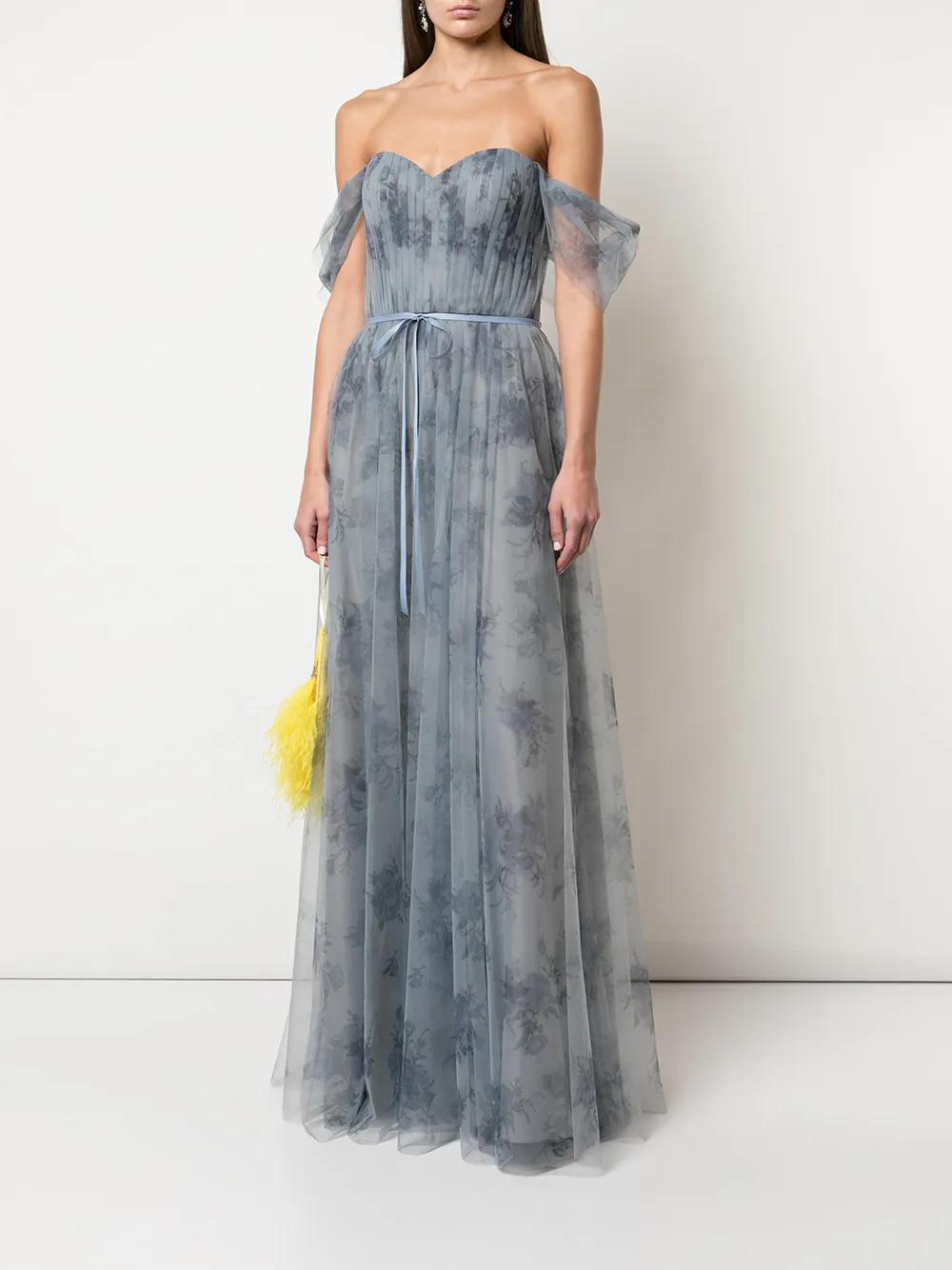 Marchesa Notte Bridesmaids Jurk van tule - Blauw