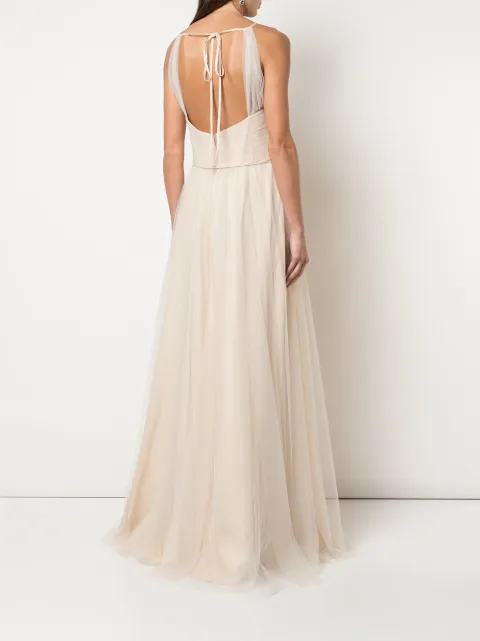 Marchesa Notte Bridesmaids halterneck tulle bridesmaid gown BM1110 - 3