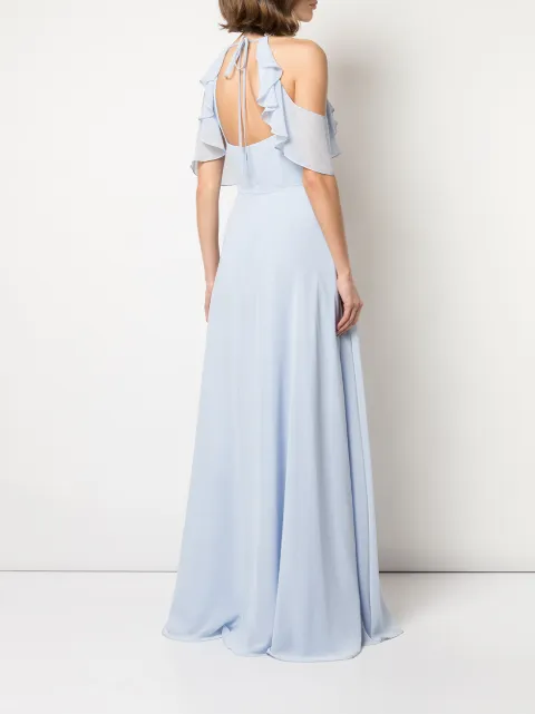 Marchesa Notte Bridesmaids cold shoulder bridesmaid gown BM1113 - 3