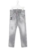 DSQUARED2 KIDS 2 patch jeans - Grey