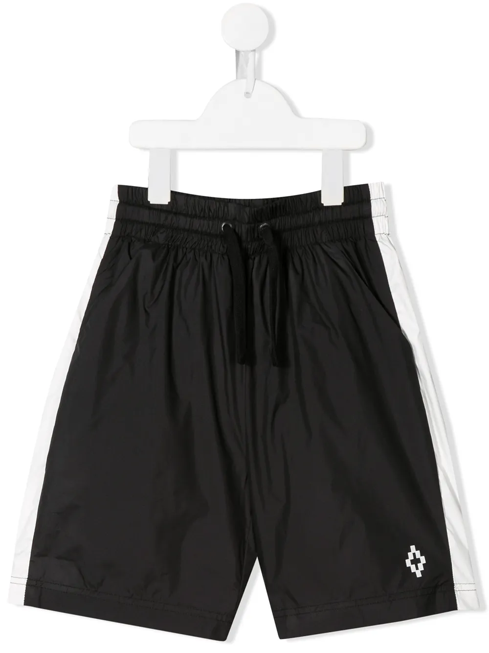 

Marcelo Burlon County Of Milan Kids shorts de playa con detalle de rayas - Negro