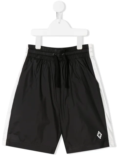 COUNTY OF MILAN KIDS stripe detail swim shorts