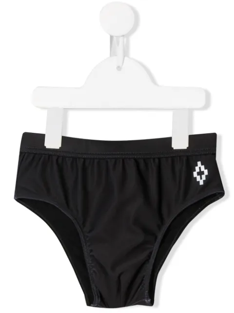 Marcelo Burlon County Of Milan Kids contrast logo swim trunks