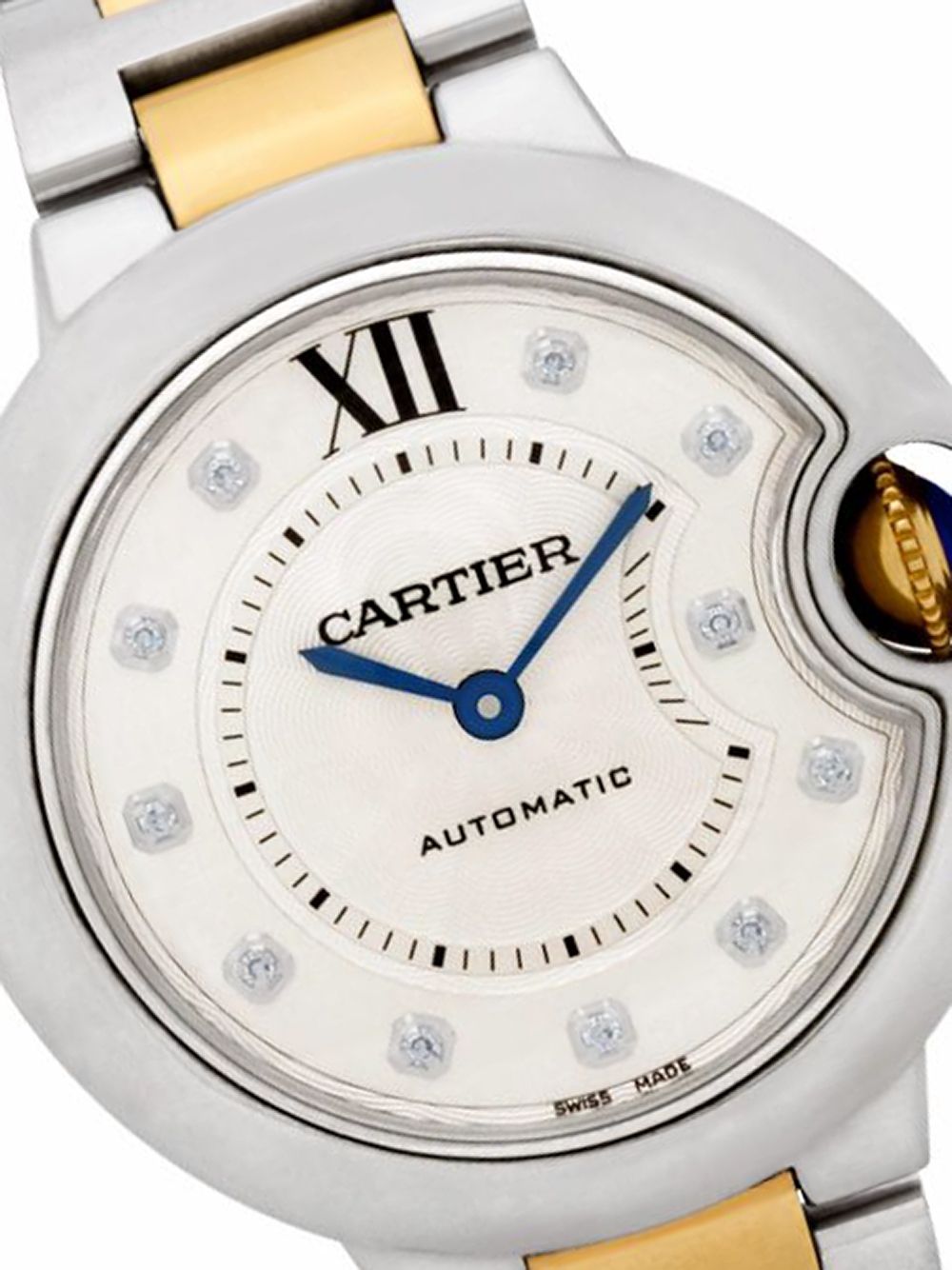 фото Cartier наручные часы ballon bleu 33 мм 2010-го года