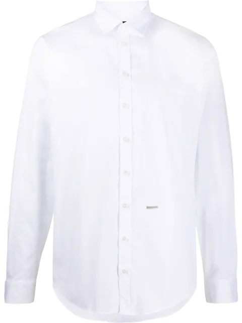 DSQUARED2 logo plaque shirt