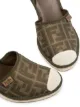 Fendi 90 FF motif canvas espadrilles