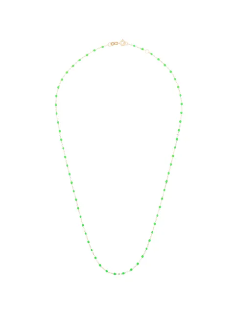 Gigi Clozeau 18K 골드 네온 비즈 네크리스