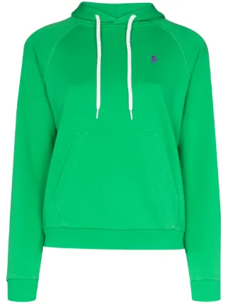 green polo hoodie