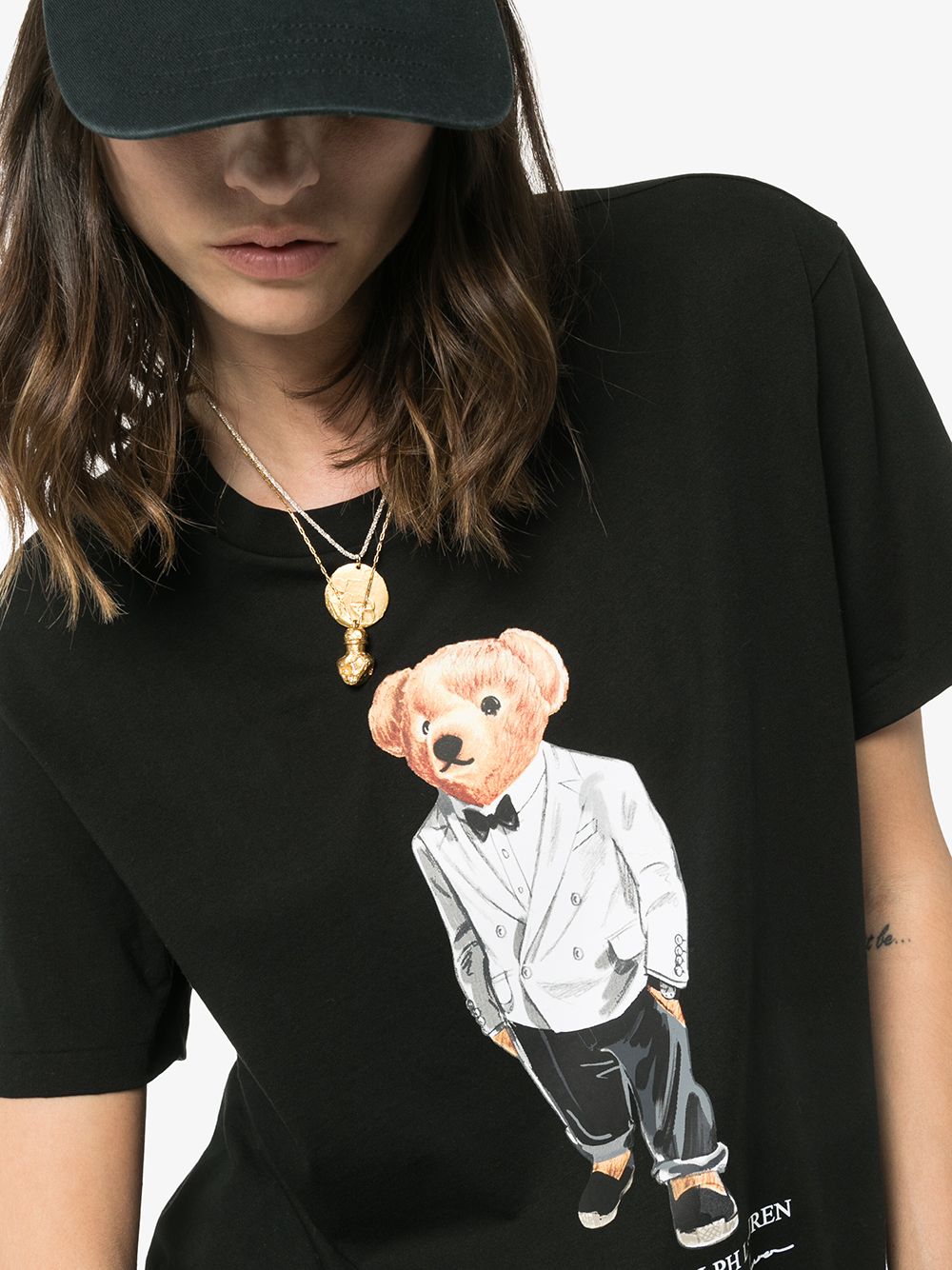 фото Polo ralph lauren футболка с принтом tux polo bear