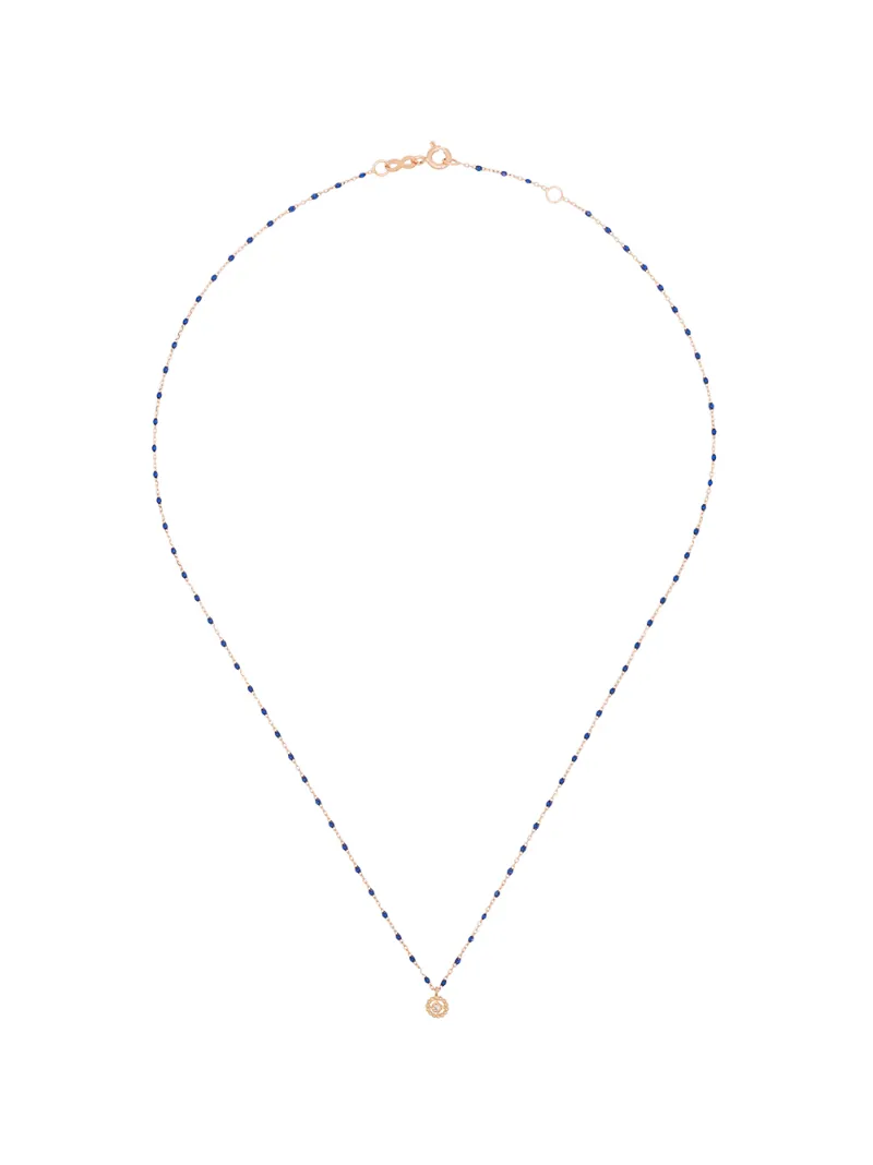 GIGI CLOZEAU 18KT GOLD DIAMOND PENDANT NECKLACE