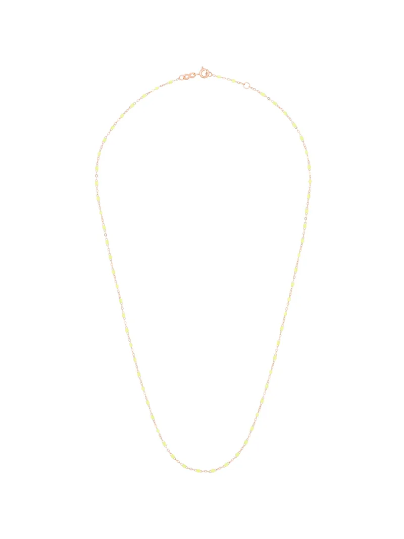 Click to view more detailed imagery on our partner's website Gigi Clozeau 18k Rose Gold 50 Cm Beaded Necklace