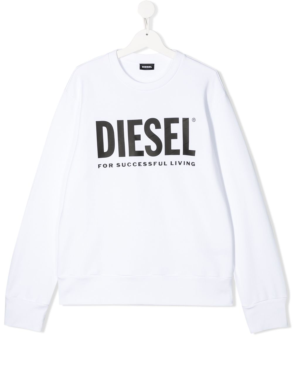 фото Diesel kids teen logo print sweatshirt