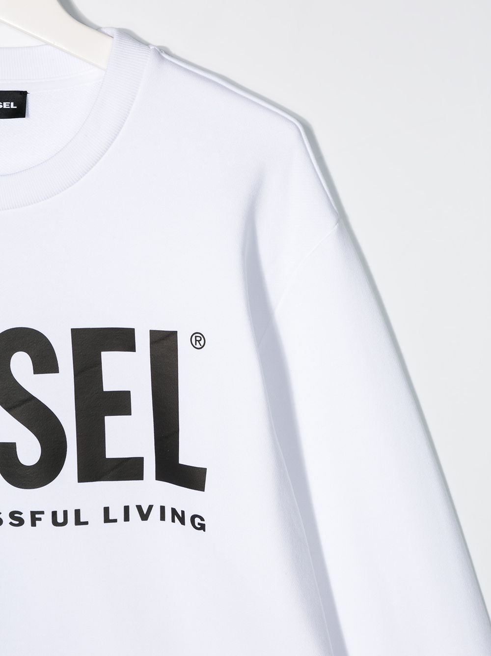 фото Diesel kids teen logo print sweatshirt