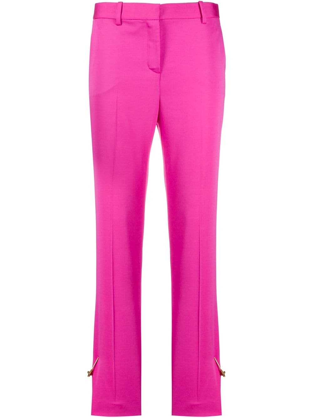 Versace Medusa Safety Pin Trousers In Pink