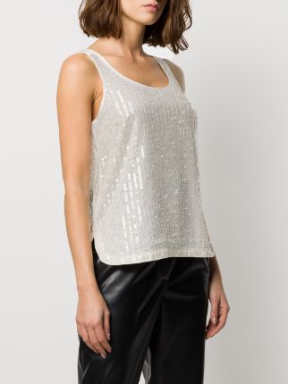 sequinned tank top展示图