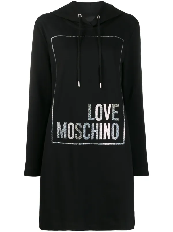 love moschino black hoodie