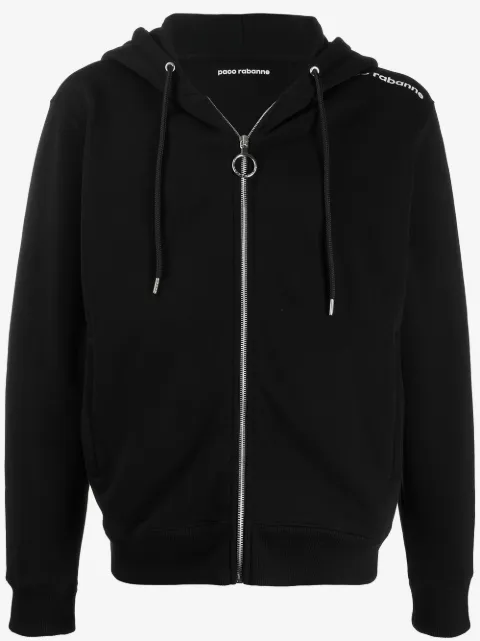 Rabanne logo shoulder cardigan