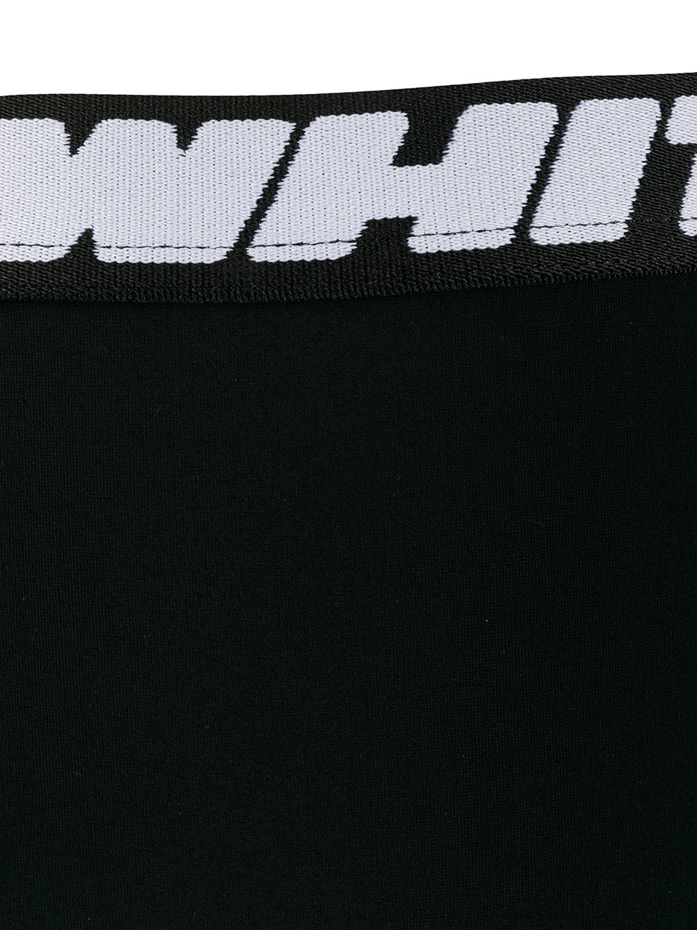 фото Off-white бикини с контрастным логотипом