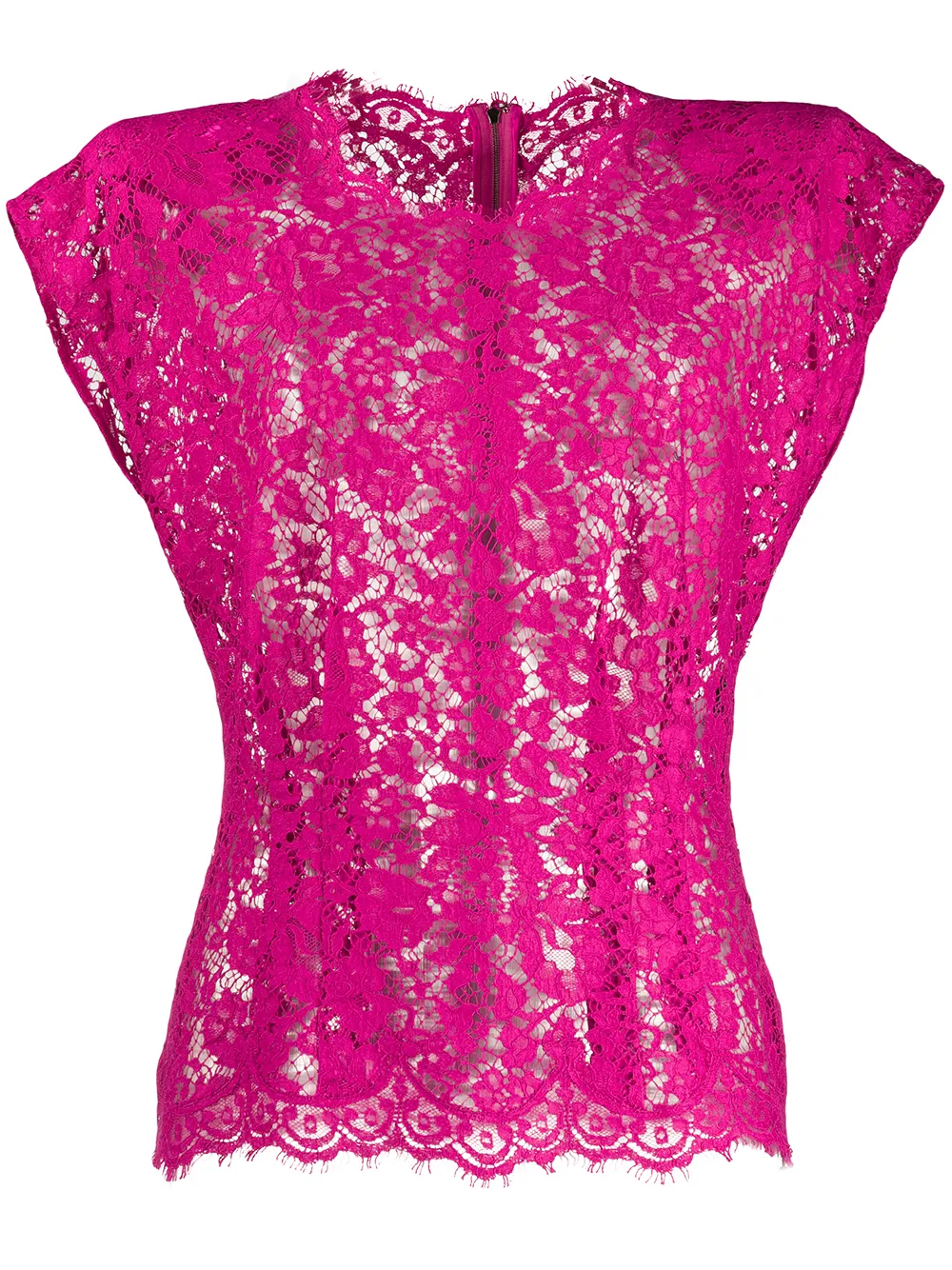 Imagem 1 de Dolce & Gabbana Blusa translúcida com renda floral