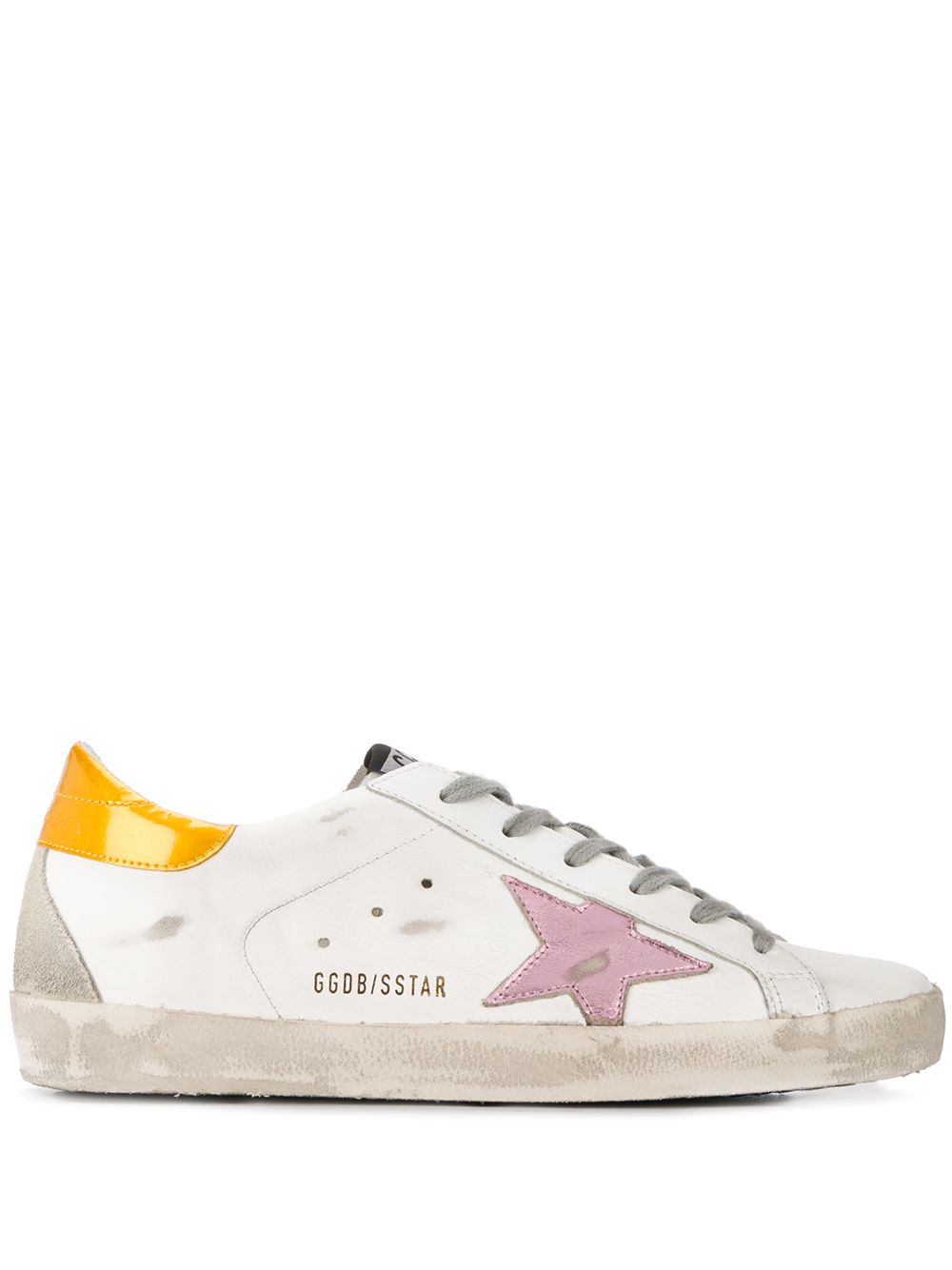 фото Golden goose кеды superstar с эффектом потертости