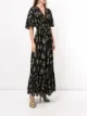 Giambattista Valli pleated floral-print dress