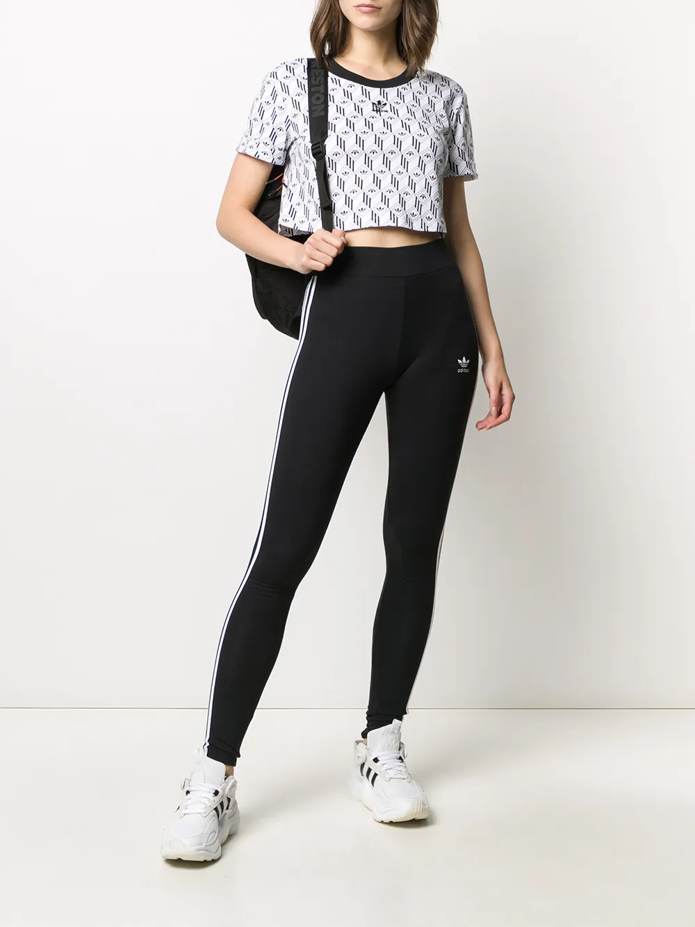 adidas stripe panel leggings | Leggings | Image 2