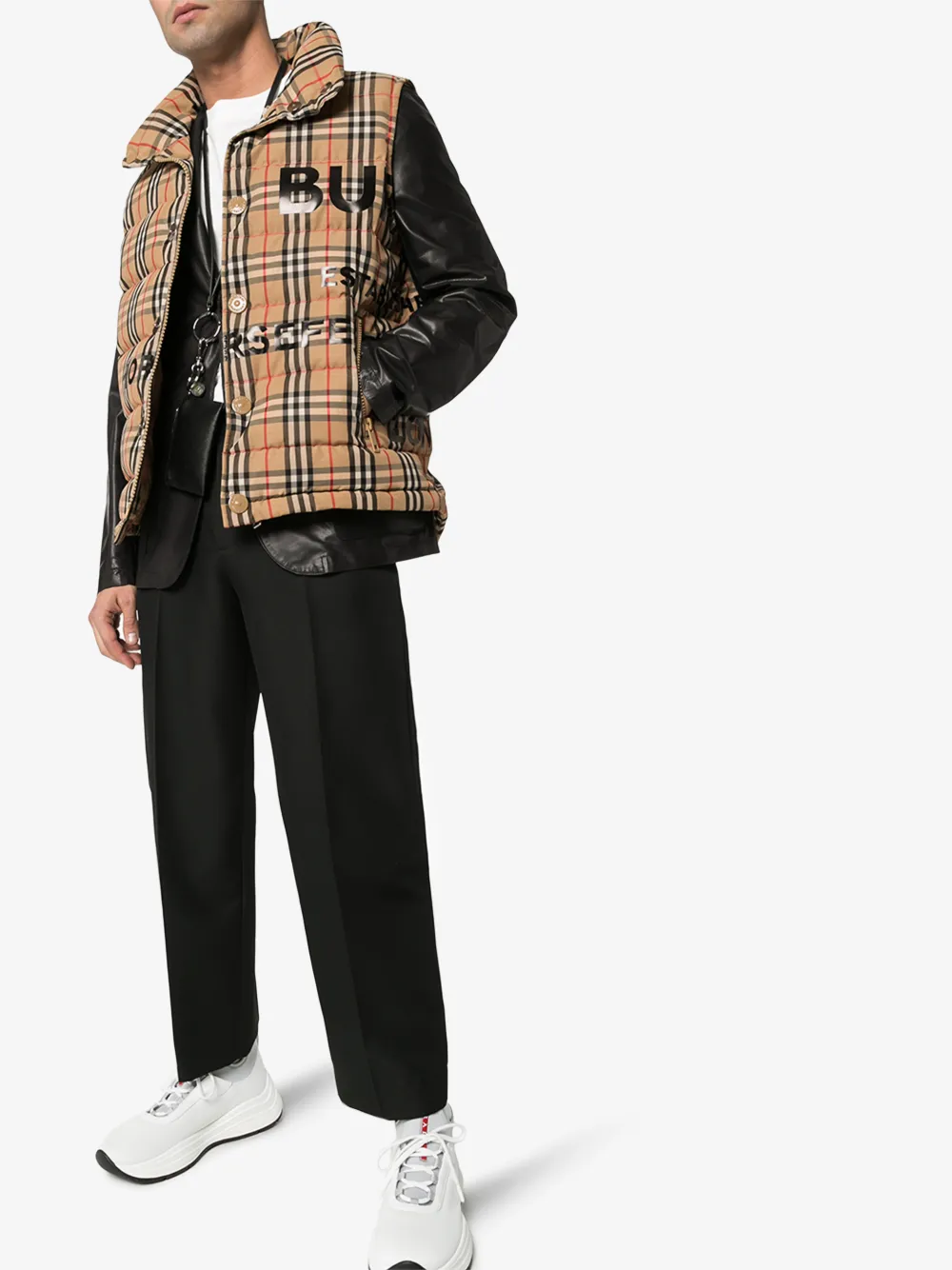 BURBERRY BURBERRY VINTAGE CHECK PUFFER GILET,802367314840847