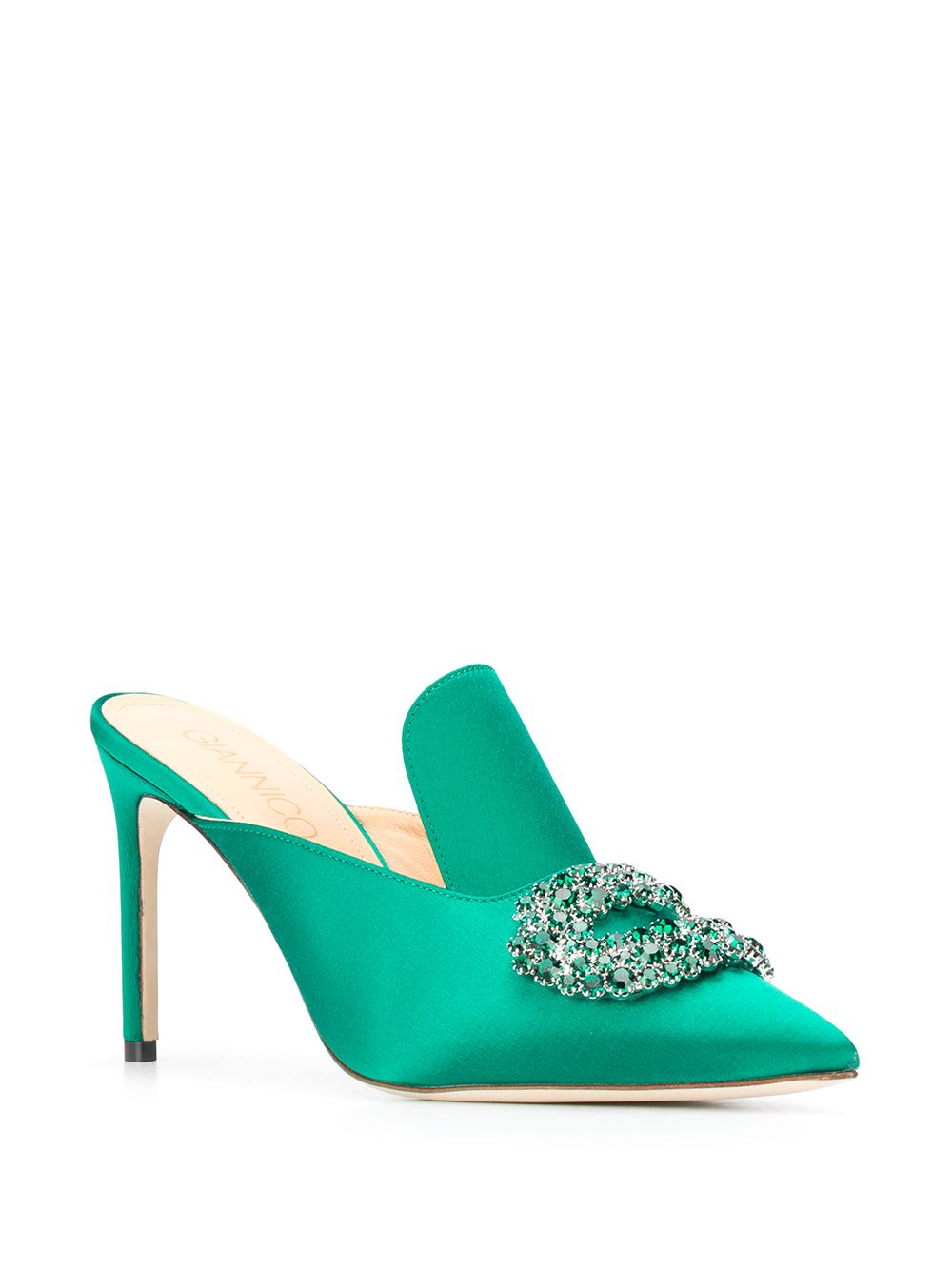 фото Giannico embellished pointed toe mules