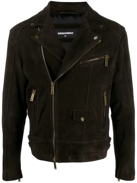 canvas biker jacket