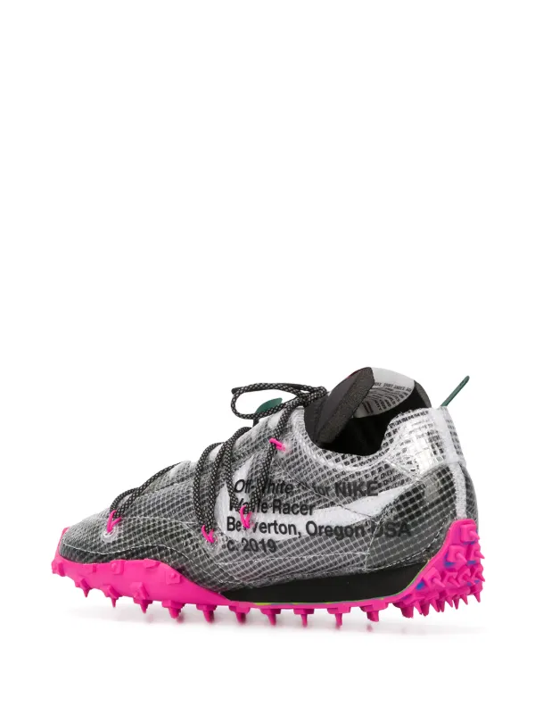 Beperken Ik heb het erkend ga zo door Nike X Off-White Waffle Racer SP "Black/Fuchsia" Sneakers - Farfetch