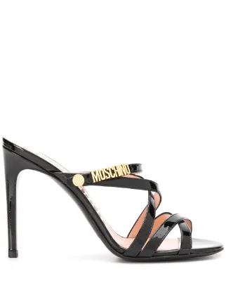 Moschino Strappy Mules - Farfetch