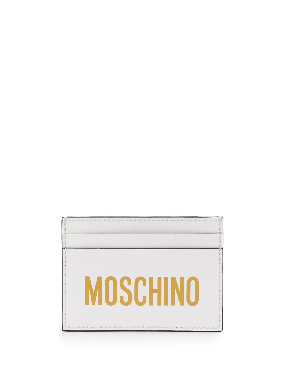 

Moschino logo cardholder - White