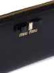Miu Miu bow embellished continental wallet