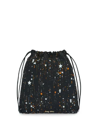 miu miu drawstring pouch