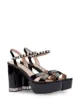 Image 2 of Miu Miu crystal embellished platform sandals