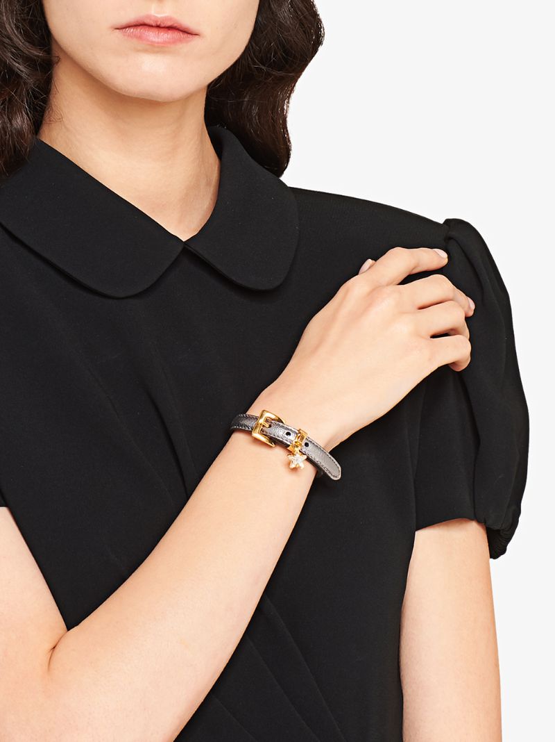 Shop Miu Miu Star Charm Metallic Bracelet