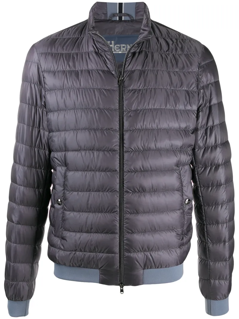 Click to view more detailed imagery on our partner's website Herno Ultralight Puffer Jacket In Grey