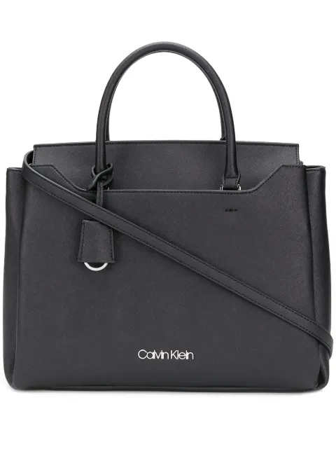 calvin klein worked small tote bag