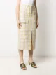 Rejina Pyo check print skirt