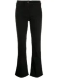 3x1 flared cropped jeans - Black