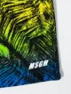 MSGM Kids leaf print track shorts